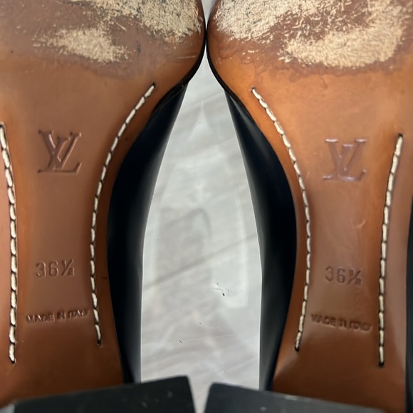 Louis Vuitton Paris Signature monogram canvas leather tassel loafer 36 1/2 - Picture 15 of 16